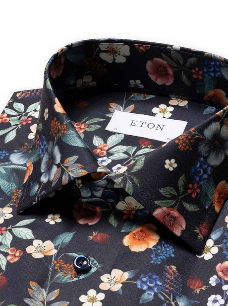 Eton Shirts Eton - Floral Print Shirt