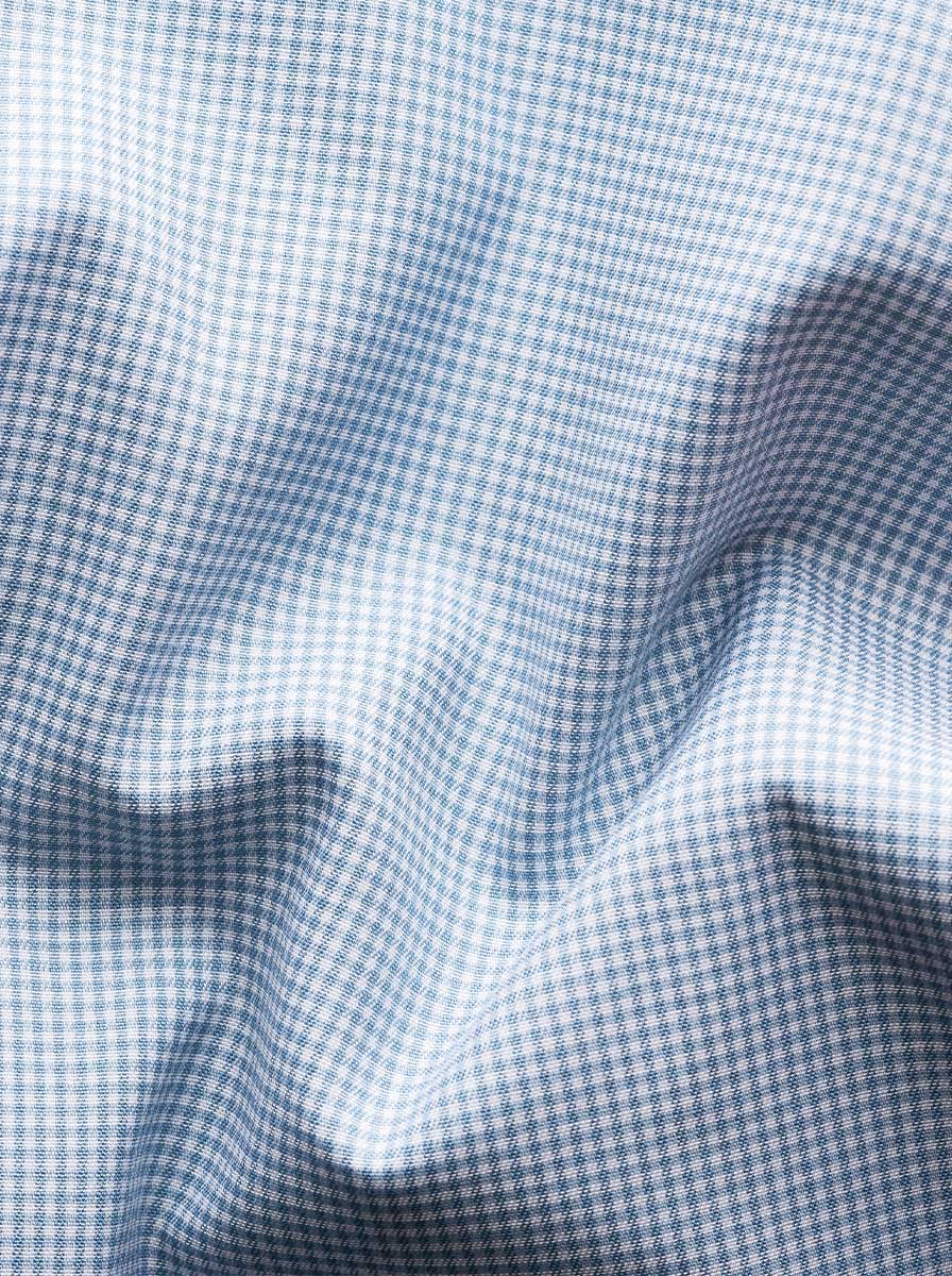 Eton Shirts Eton - Light Green Fine Check Shirt