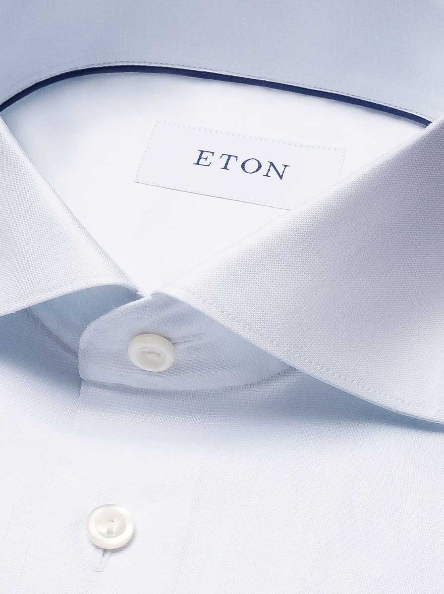 Eton Shirts Eton - Oxford Light Blue Shirt