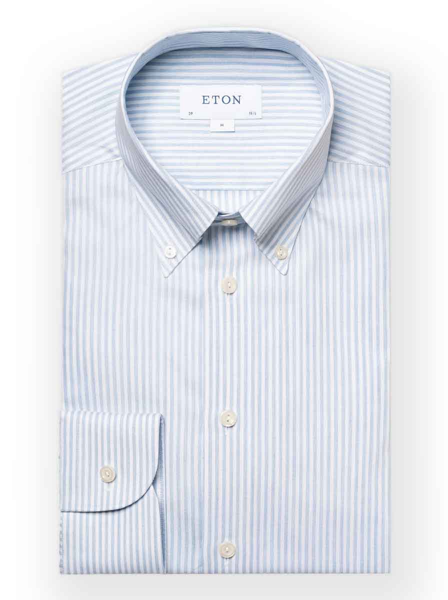 Eton Shirts Eton - Oxford Striped Shirt