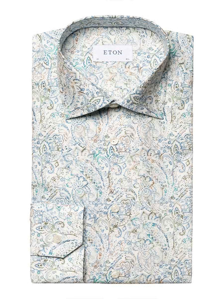 Eton Shirts Eton - Paisley Print Shirt