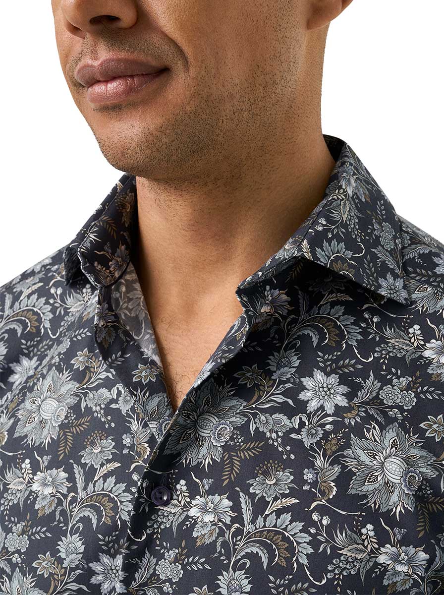 Eton Shirts Eton - Signature Twill Floral Print Shirt