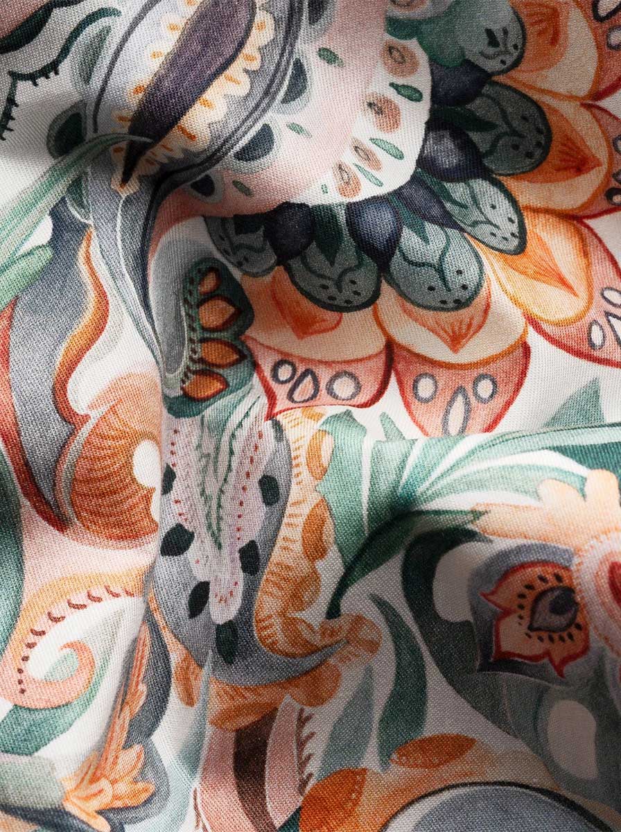 Eton Shirts Eton - Signature Twill Parrot Motif Multicoloured Shirt