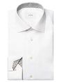 Eton Shirts Eton - Signature Twill Shirt w/ Geometric Print Trim