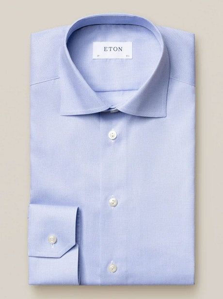 Eton Shirts Eton - Striped Shirt With Contrast Buttons