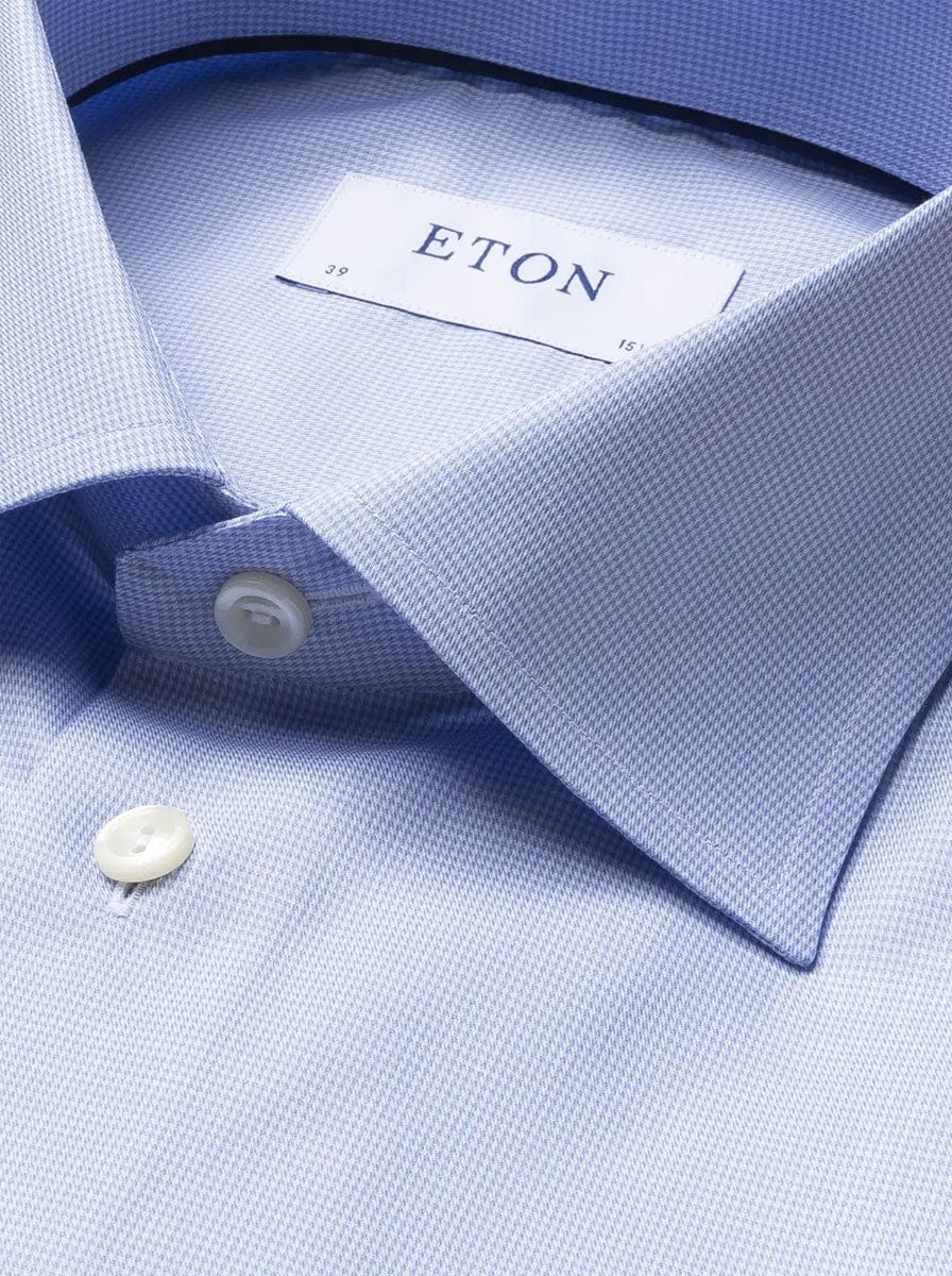 Eton Shirts Eton - Striped Shirt With Contrast Buttons