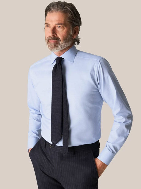 Eton Shirts Eton - Striped Shirt With Contrast Buttons