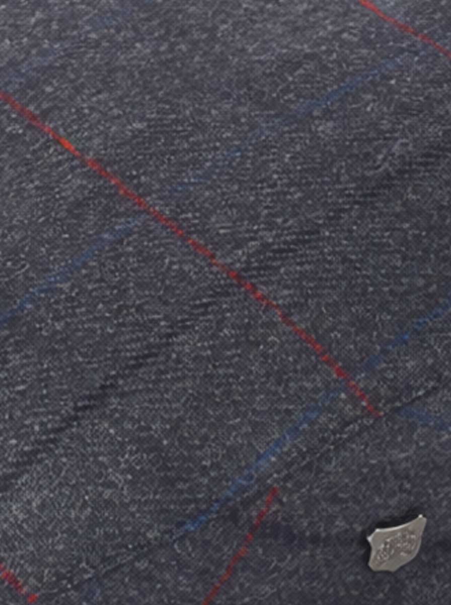 Failsworth Headwear Failsworth - Cambridge Mallalieus Tweed Charcoal Flat Cap