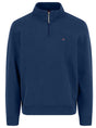Fynch Hatton Knitwear & Jumpers Fynch Hatton - 1/4 Zip Navy Sweatshirt