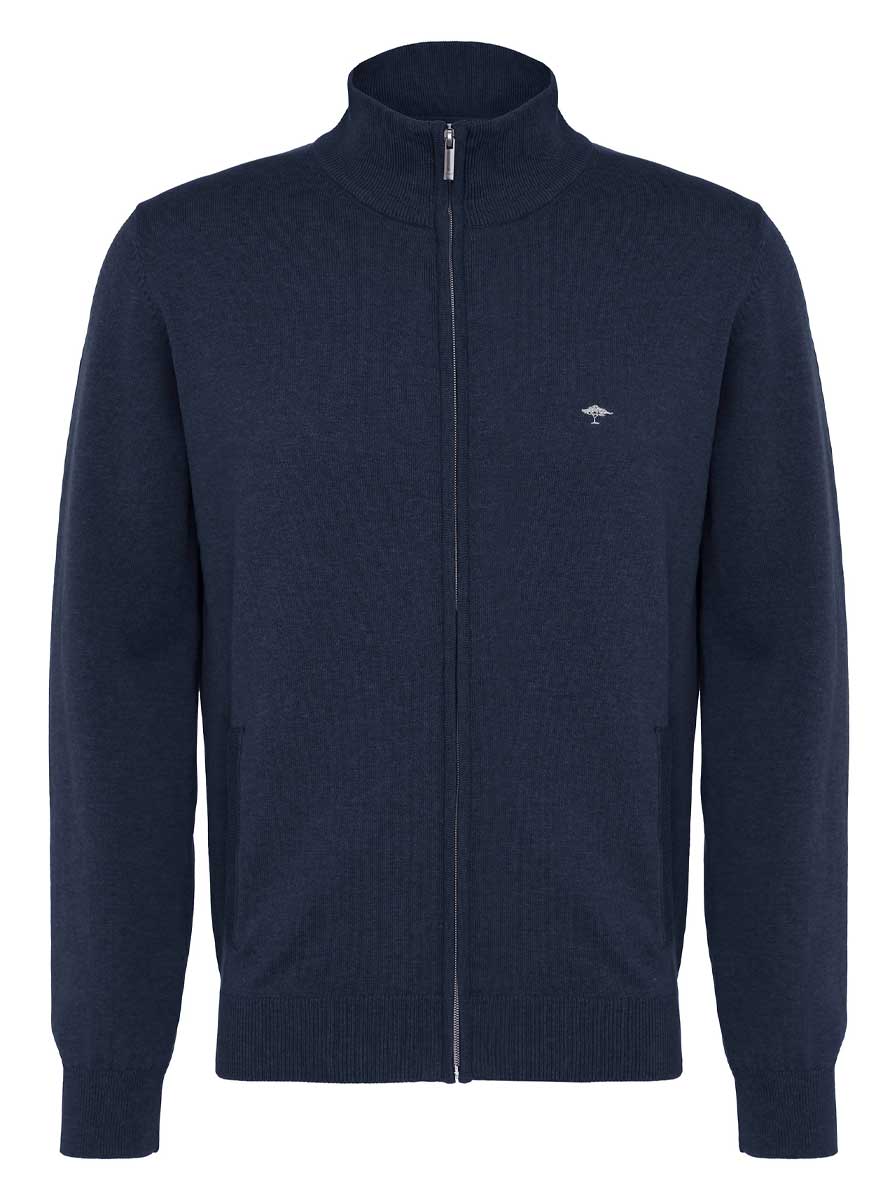 Fynch Hatton Knitwear & Jumpers Fynch Hatton - Full Zip Cotton Cardigan