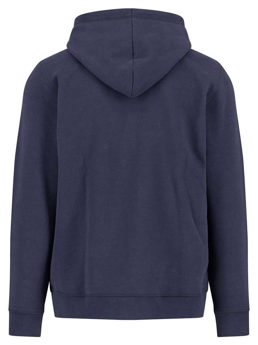 Fynch Hatton Knitwear & Jumpers Fynch Hatton - Full Zip Navy Hoody