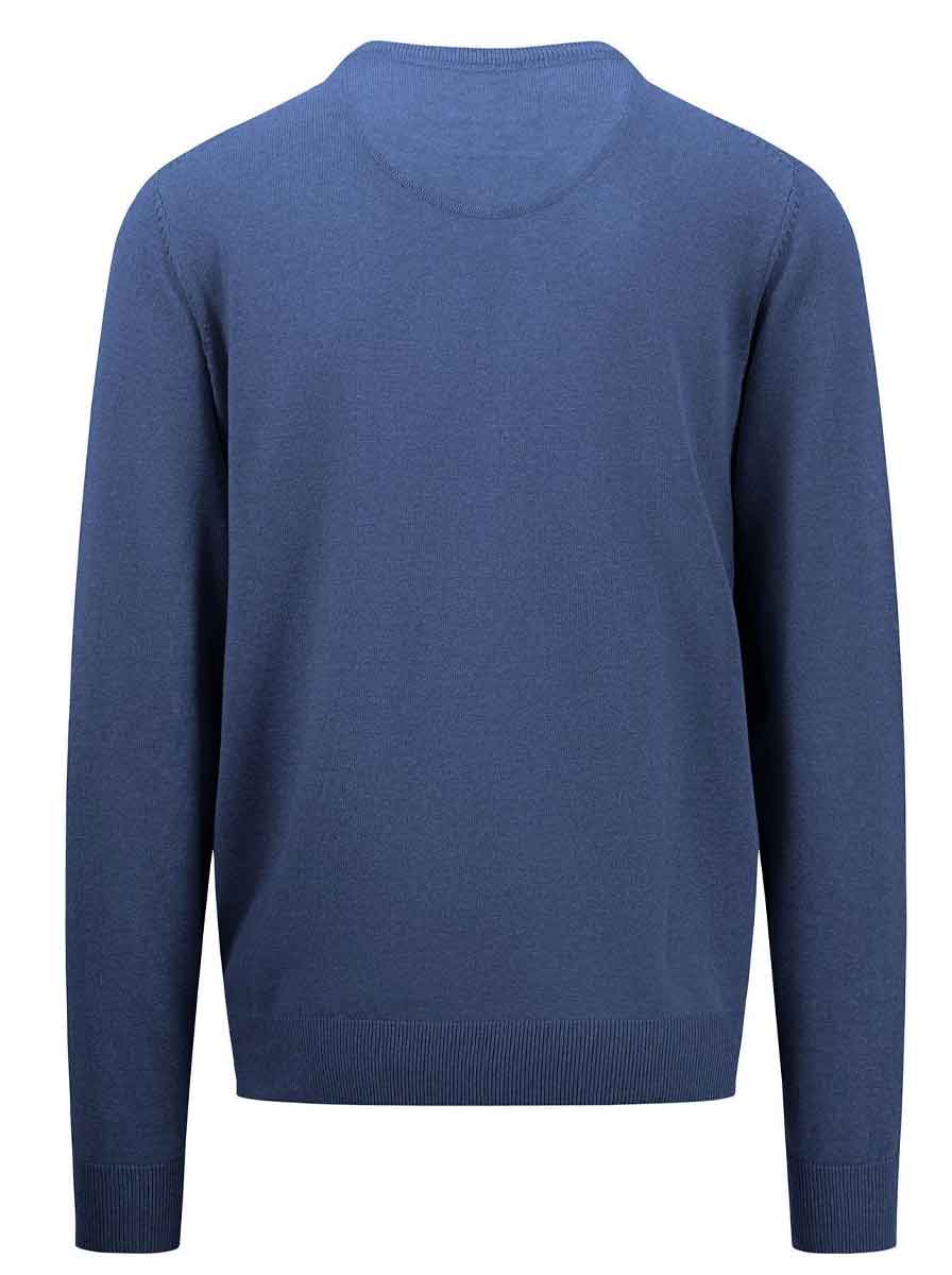 Fynch Hatton Knitwear & Jumpers Fynch Hatton - Seasonal Cotton Crew Neck Jumper