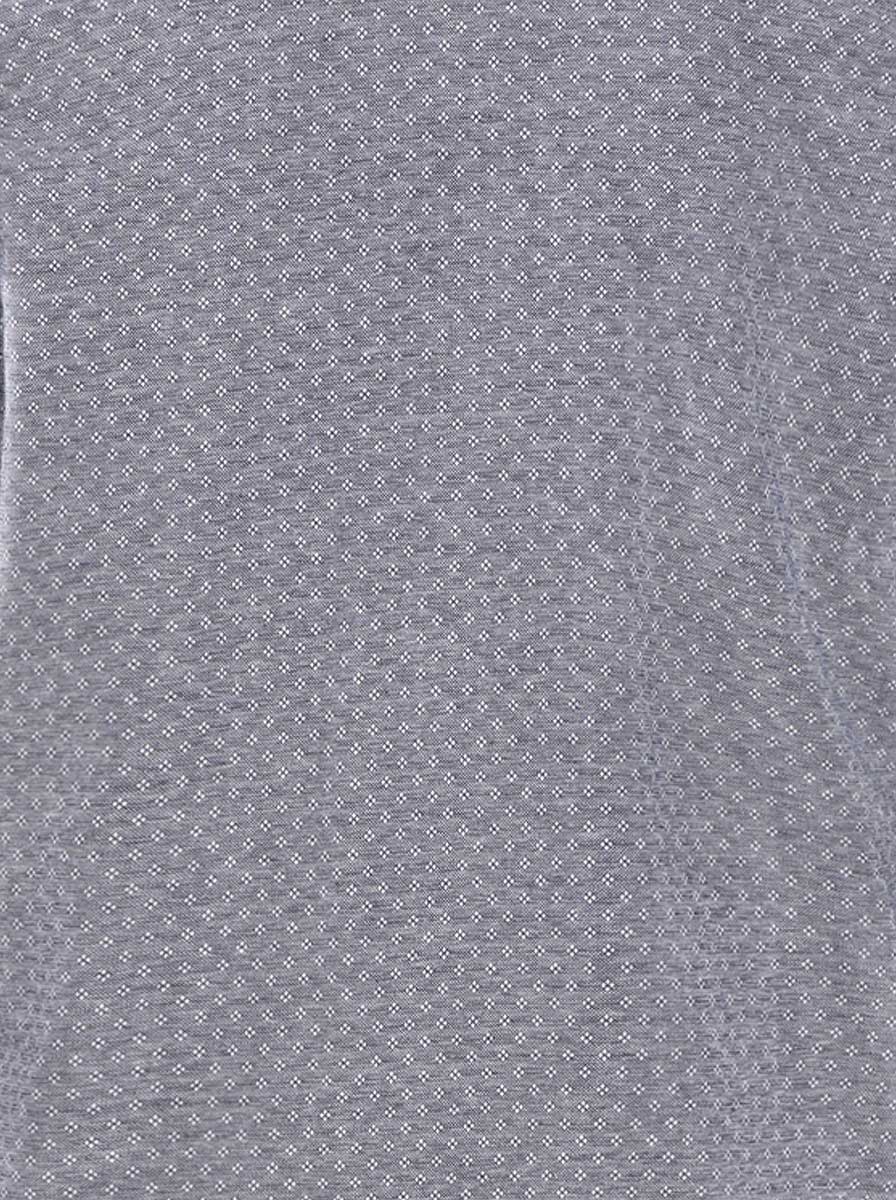 Fynch Hatton Polo & T-Shirts Fynch Hatton - Premium Cotton Jacquard Print Navy Polo Shirt