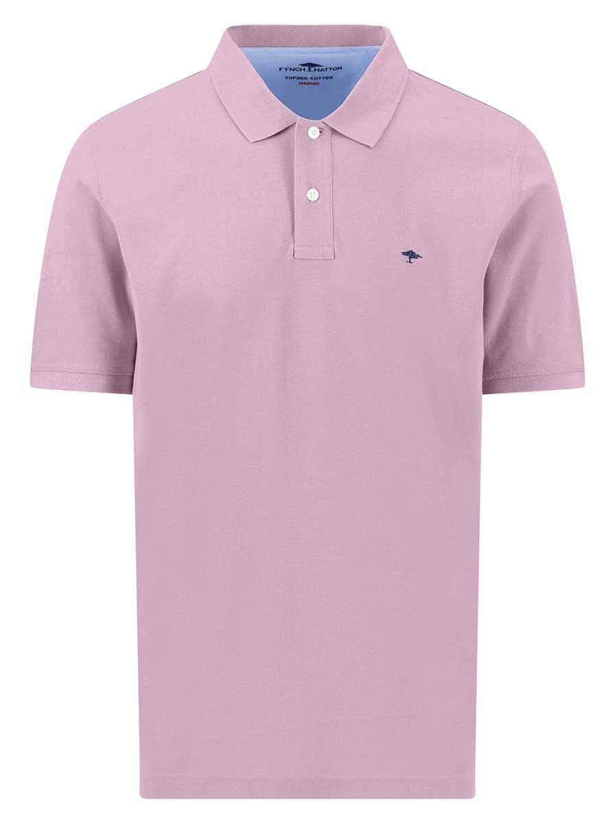 Fynch Hatton Polo & T-Shirts Fynch Hatton - Premium Cotton Magnolia Polo Shirt