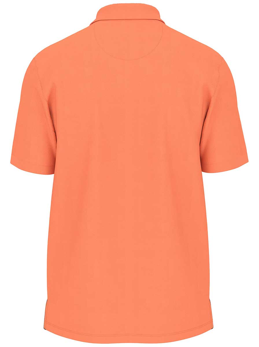Fynch Hatton Polo & T-Shirts Fynch Hatton - Premium Cotton Orange Polo Shirt
