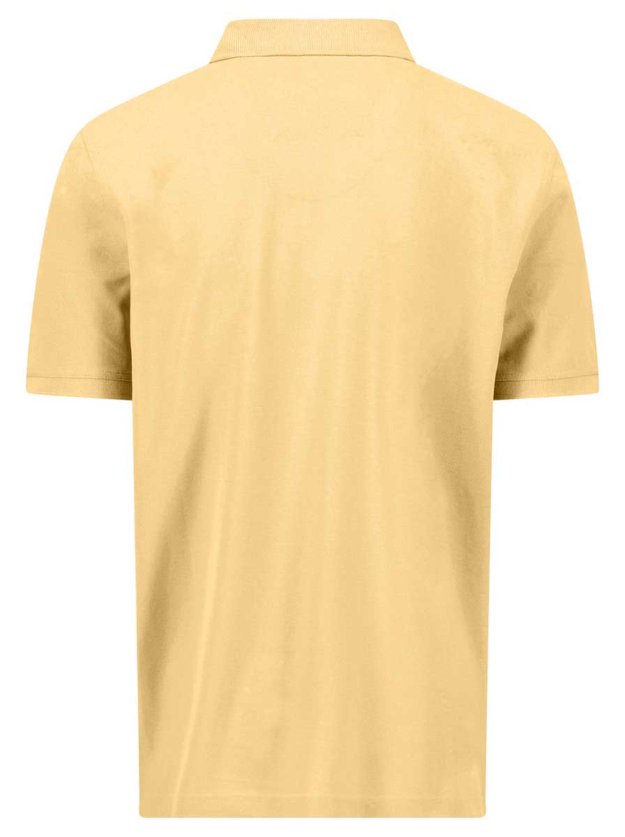 Fynch Hatton Polo & T-Shirts Fynch Hatton - Premium Cotton Pale Yellow Polo Shirt