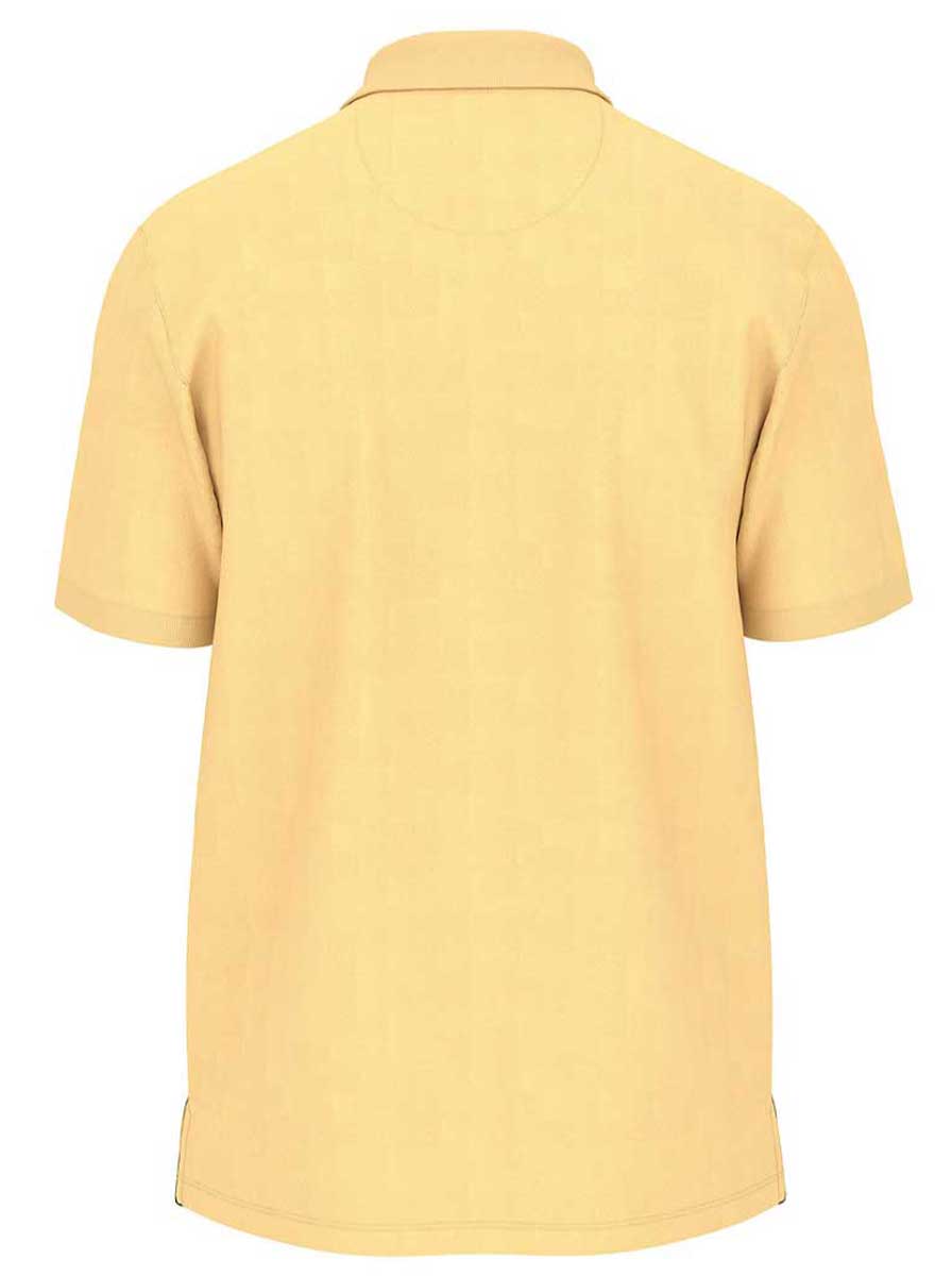 Fynch Hatton Polo & T-Shirts Fynch Hatton - Premium Cotton Yellow Polo Shirt