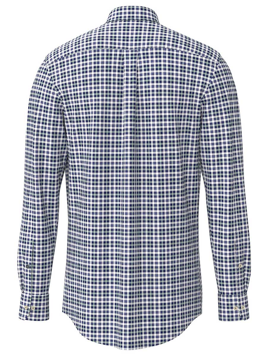 Fynch Hatton Shirts Fynch Hatton - Fine Check Cotton Long Sleeve Fern Shirt