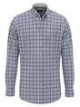 Fynch Hatton Shirts Fynch Hatton - Fine Check Cotton Long Sleeve Fern Shirt
