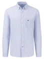 Fynch Hatton Shirts Fynch Hatton - Oxford Cotton Blue Stripe Shirt