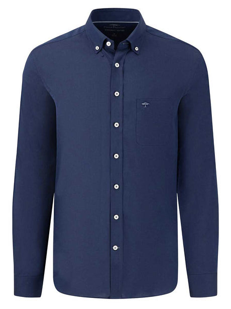 Fynch Hatton Shirts Fynch Hatton - Oxford Cotton Navy Shirt