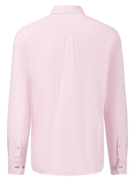 Fynch Hatton Shirts Fynch Hatton - Oxford Cotton Pink Stripe Shirt