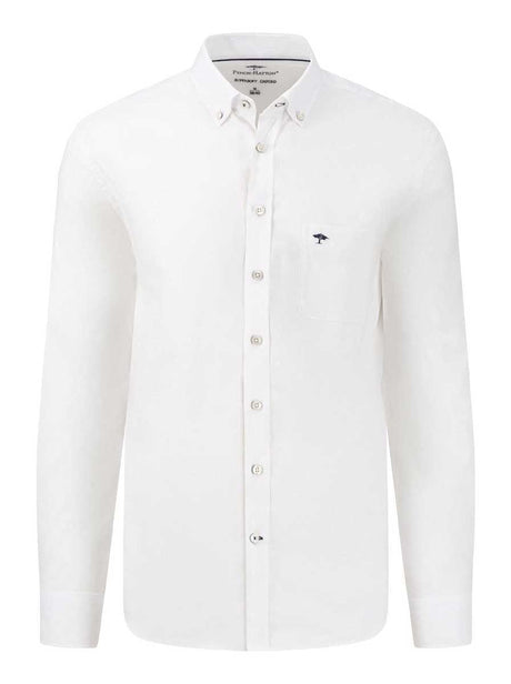 Fynch Hatton Shirts Fynch Hatton - Oxford Cotton White Shirt