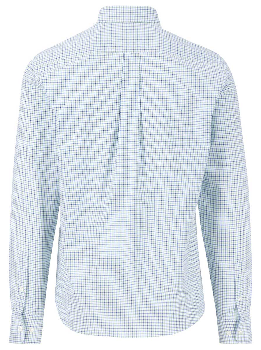 Fynch Hatton Shirts Fynch Hatton - Premium Cotton Multi Check Green Shirt