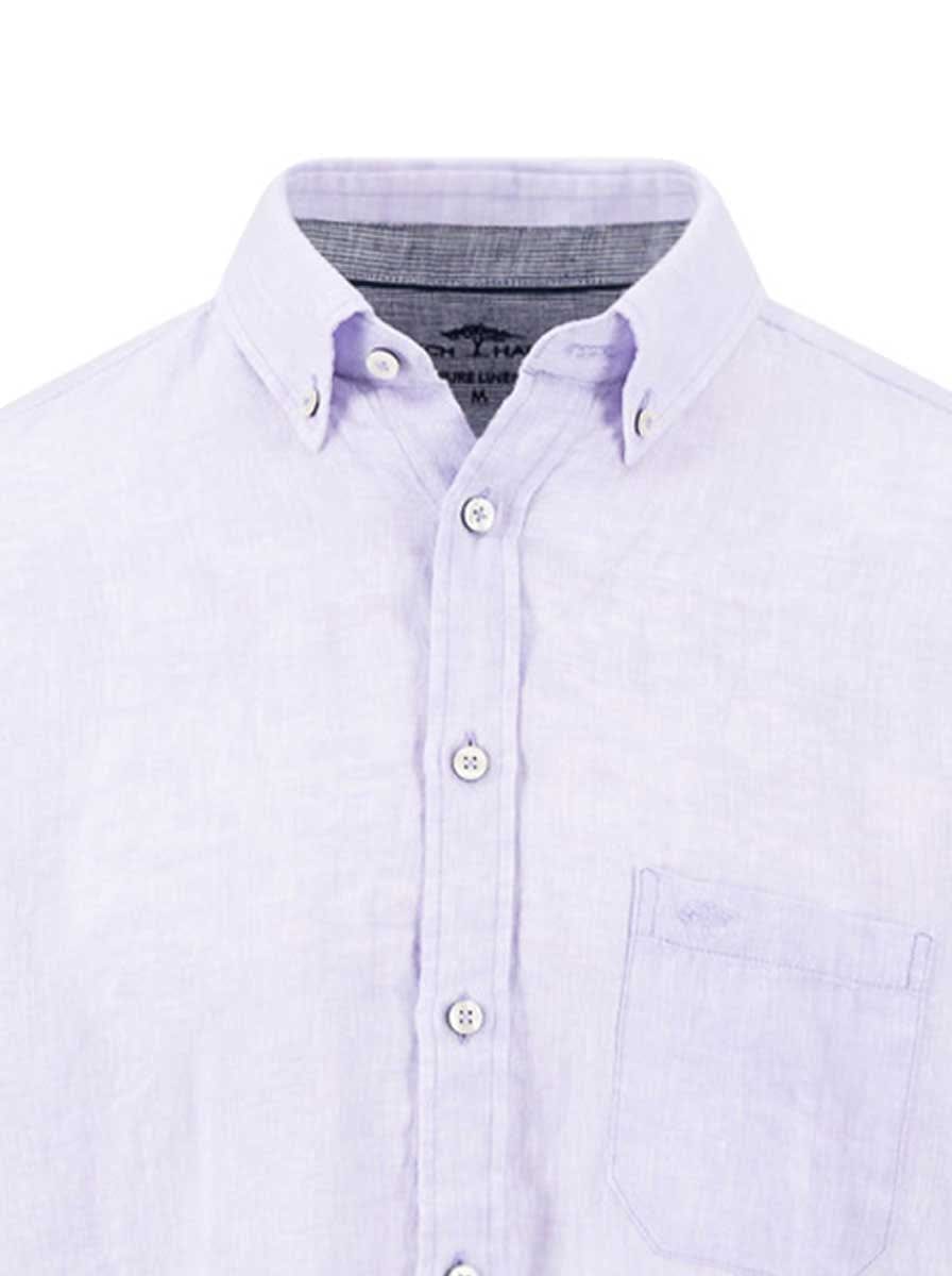 Fynch Hatton Shirts Fynch Hatton - Premium Linen Lavender Shirt