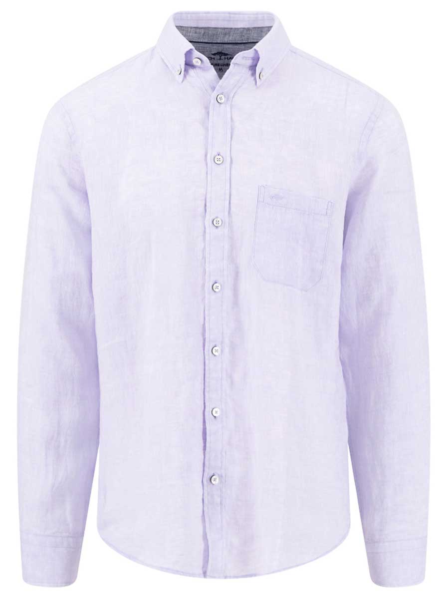 Fynch Hatton Shirts Fynch Hatton - Premium Linen Lavender Shirt