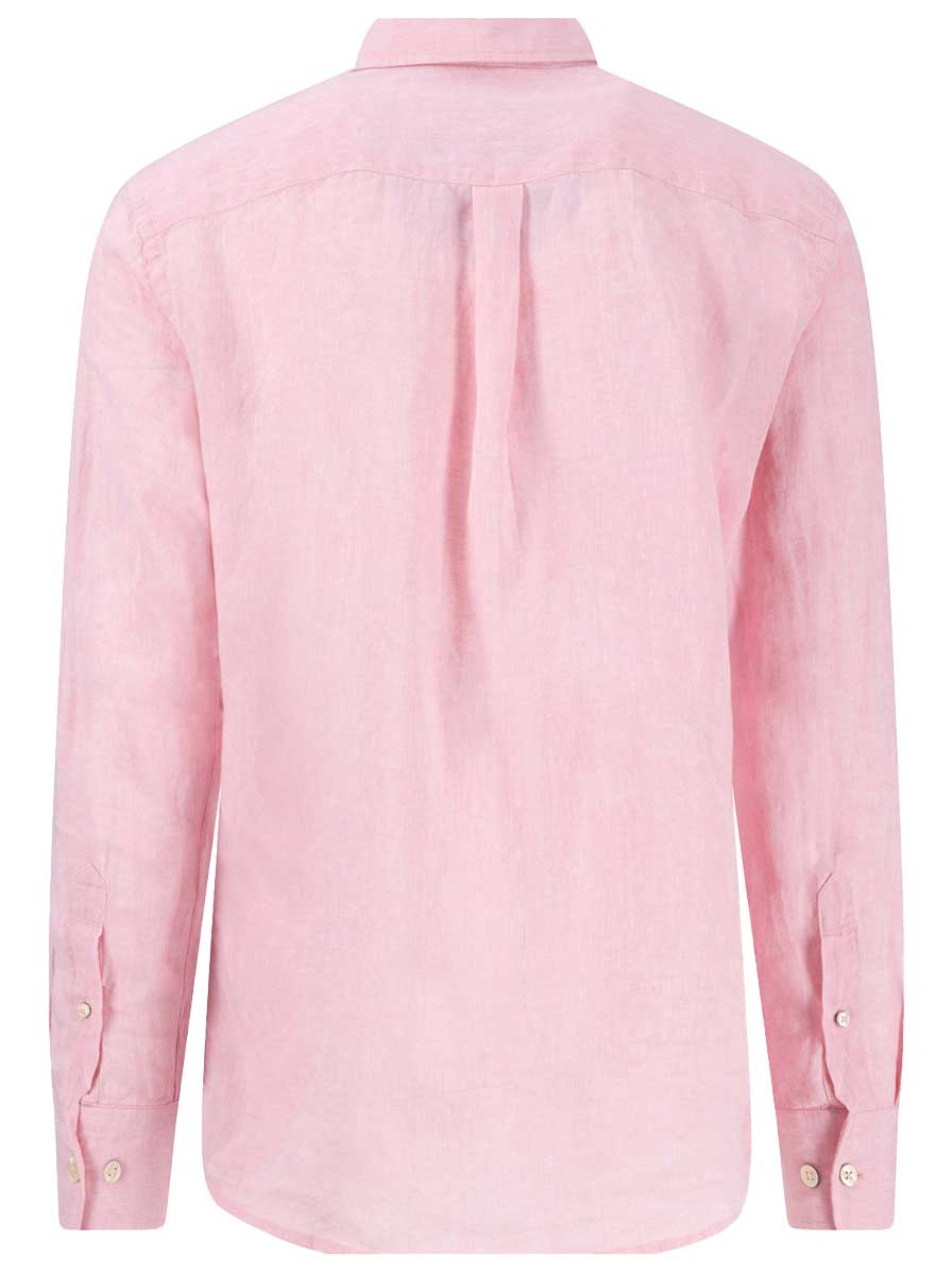 Fynch Hatton Shirts Fynch Hatton - Premium Linen Pink Shirt