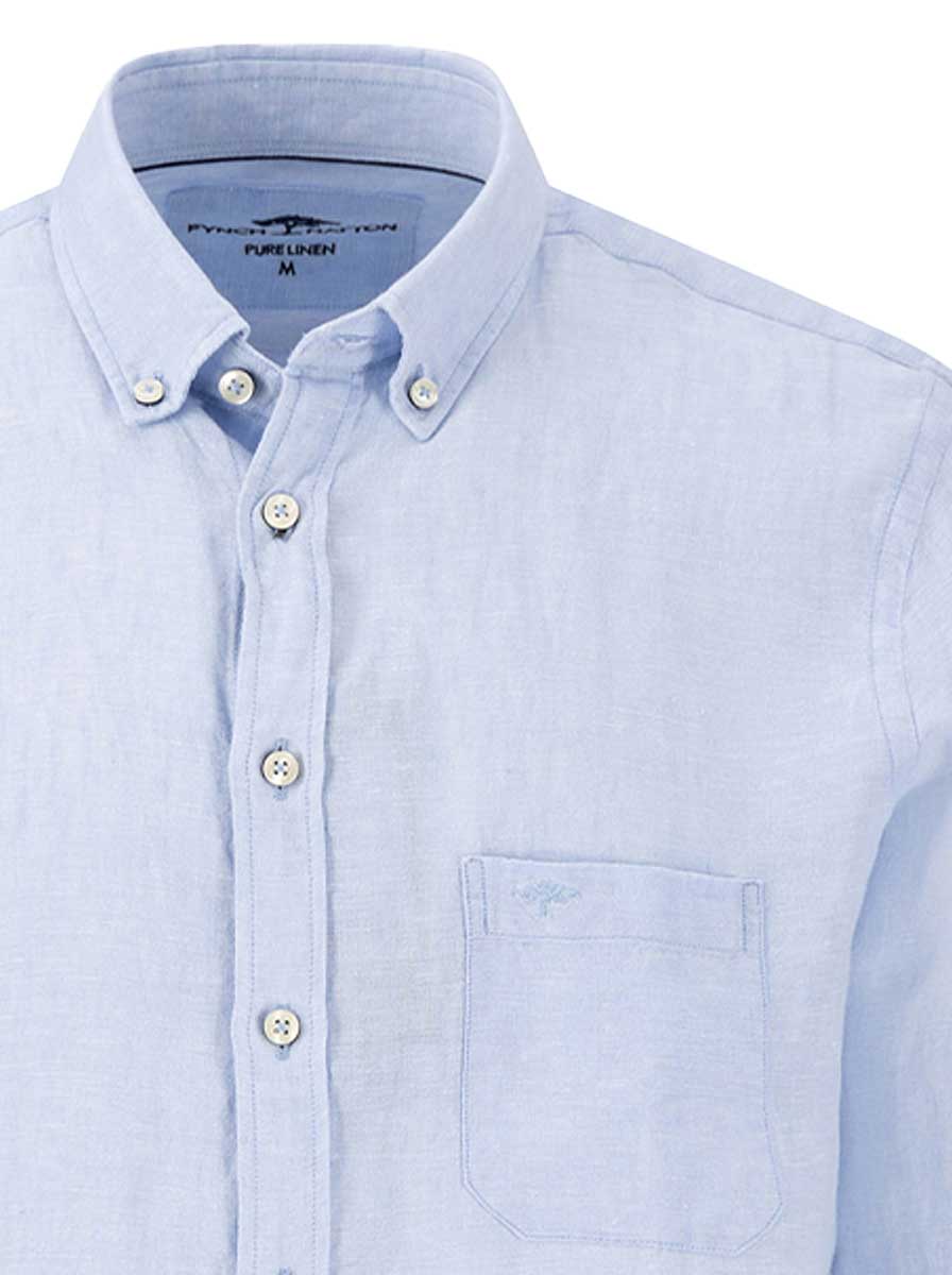 Fynch Hatton Shirts Fynch Hatton - Premium Linen Sky Shirt
