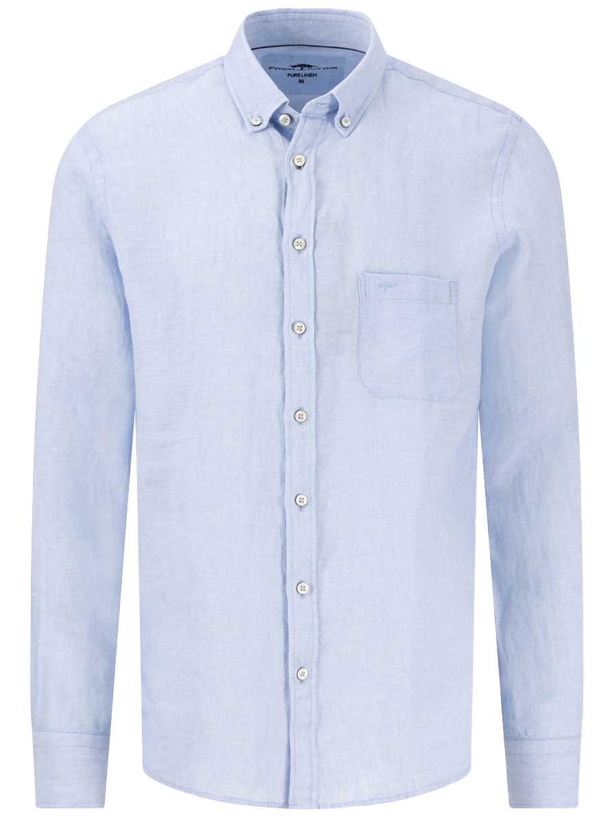 Fynch Hatton Shirts Fynch Hatton - Premium Linen Sky Shirt