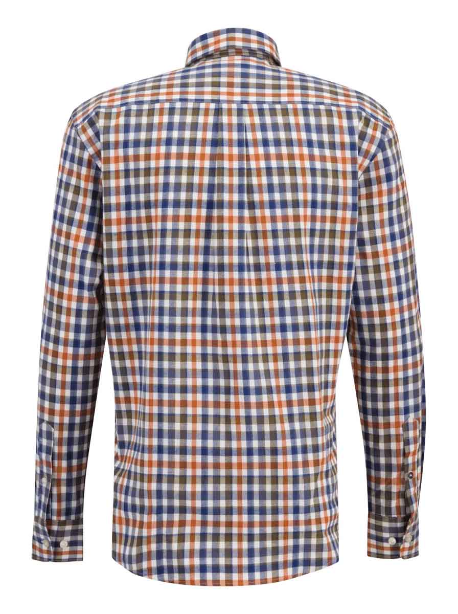 Fynch Hatton Shirts Fynch Hatton - Winter Gingham Flannel Shirt
