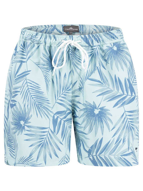 Fynch Hatton Shorts Fynch Hatton - Floral Print Sky Swimming Shorts
