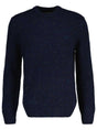 Gant Knitwear & Jumpers Gant - Evening Blue Nepps Knit Crew Neck Jumper