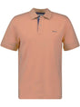 Gant Polo & T-Shirts Gant - Pique Peach Polo Shirt w/ Contrast Collar Detail