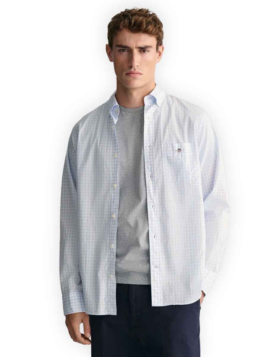 Gant Shirts Gant - Gingham Poplin Shirt