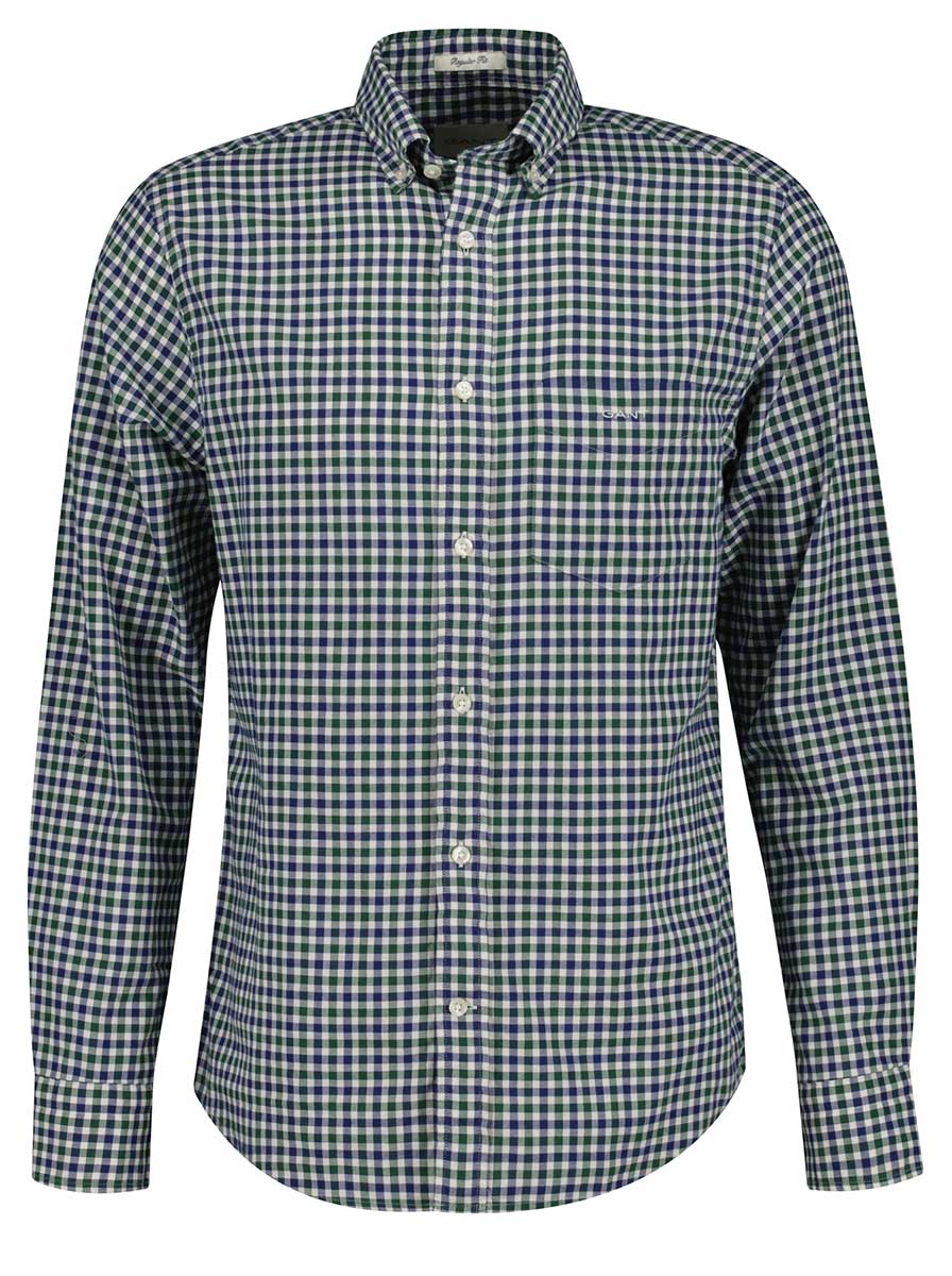 Gant Shirts Gant - Green Gingham Check Shirt