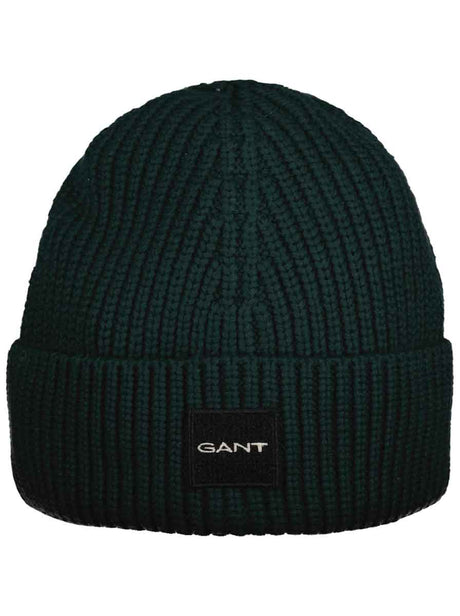 Gant Underwear GANT - Cotton Ribbed Knitted Beanie