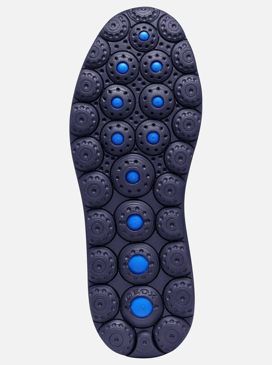 Geox Shoes & Boots Geox - Spherica Plus Fast-in Navy Leather/Suede Sneaker