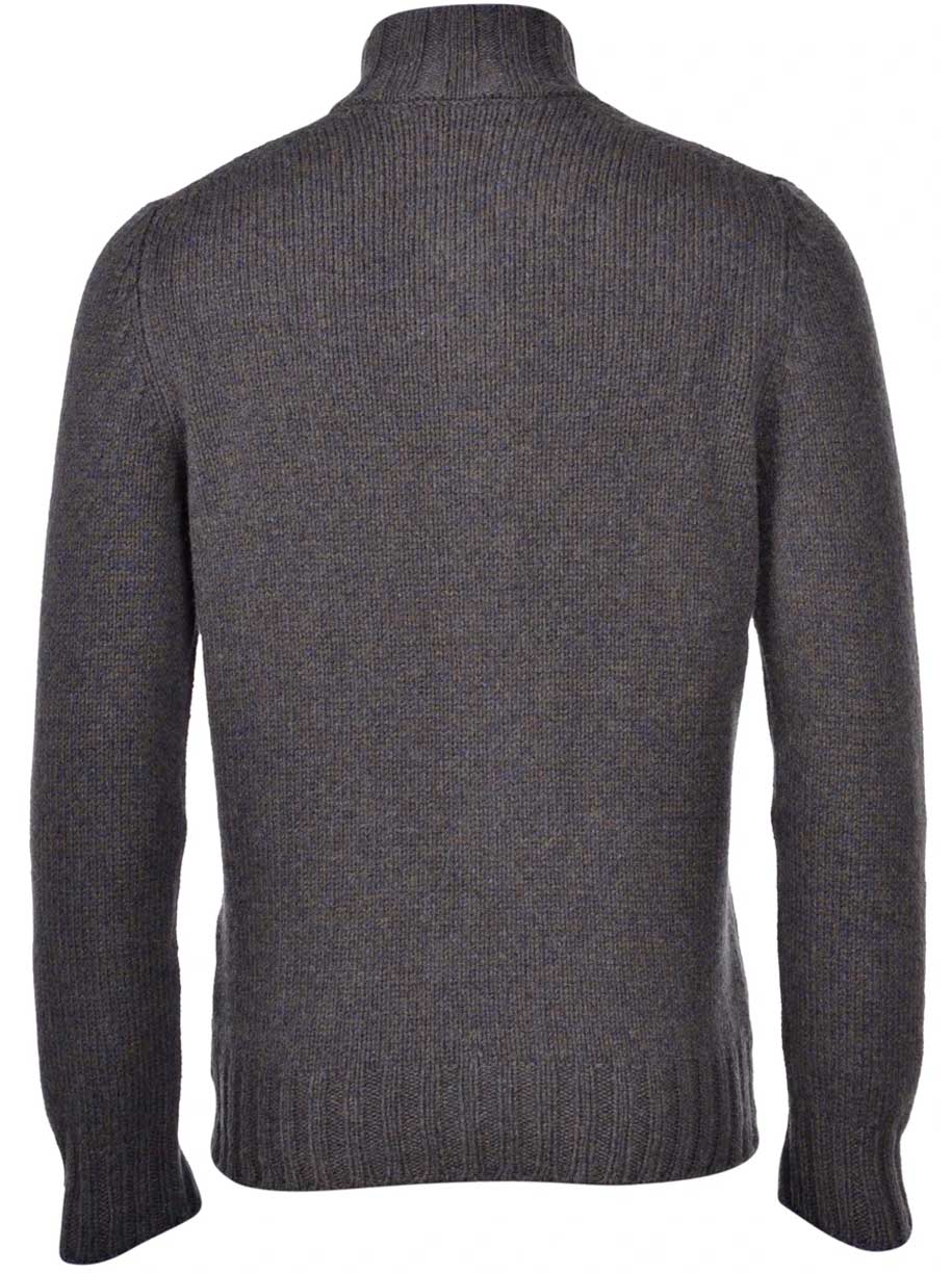 Gran Sasso Knitwear & Jumpers Gran Sasso - Mouline Quarter Zip