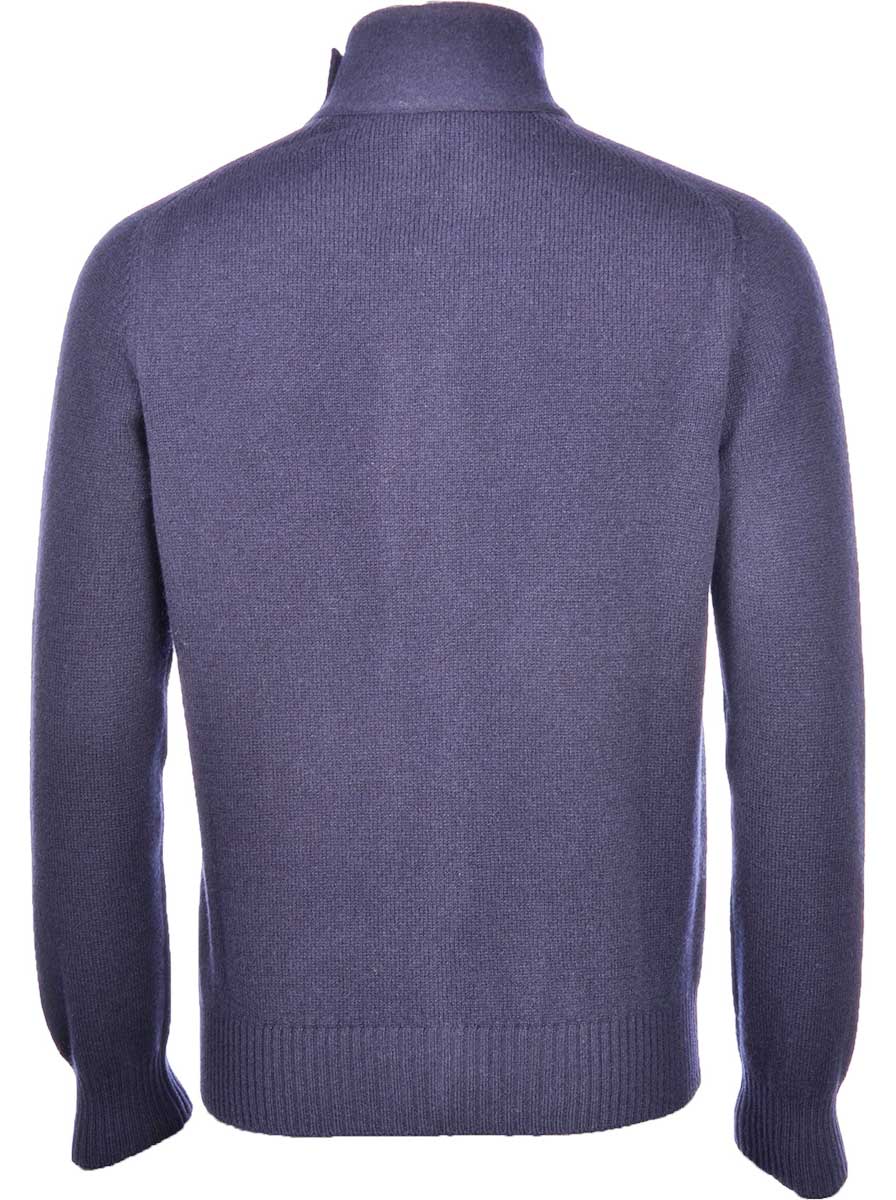 Gran Sasso Knitwear & Jumpers Gran Sasso - Super Geelong Zip & Button Denim Cardigan
