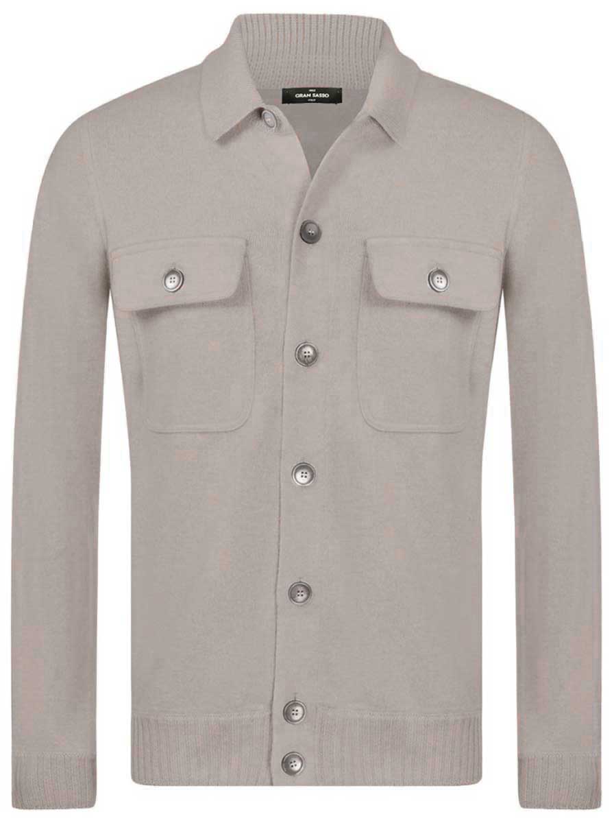 Gran Sasso Knitwear & Jumpers Gran Sasso - Wool Beige Shacket