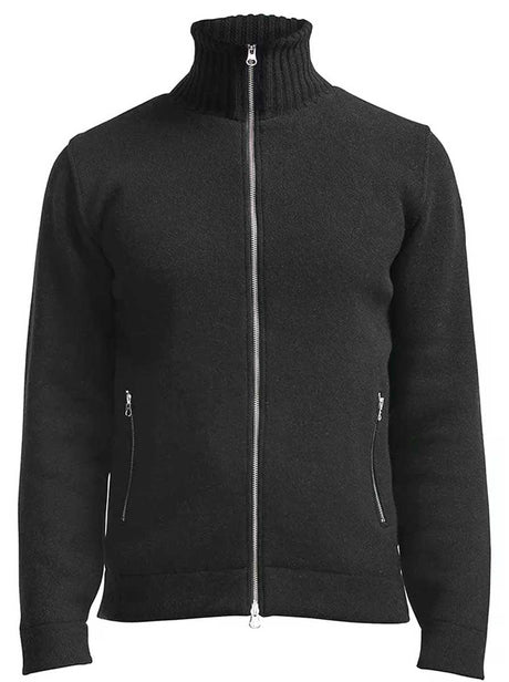 Holebrook Hybrid Holebrook - Måns Zip Knitted Windproof Antracite Sweater