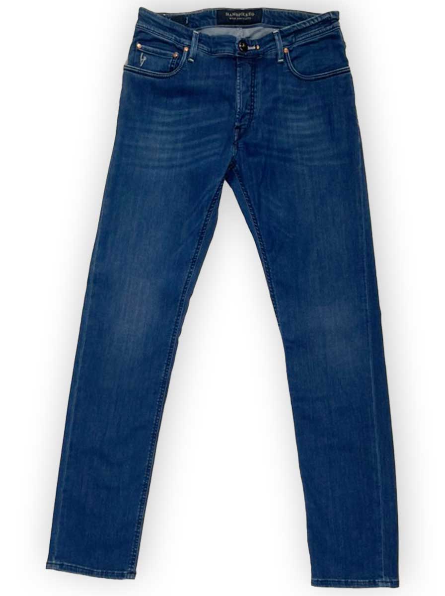 Jacon Cohën Jeans Hand Picked - Mid Wash Denim Jean