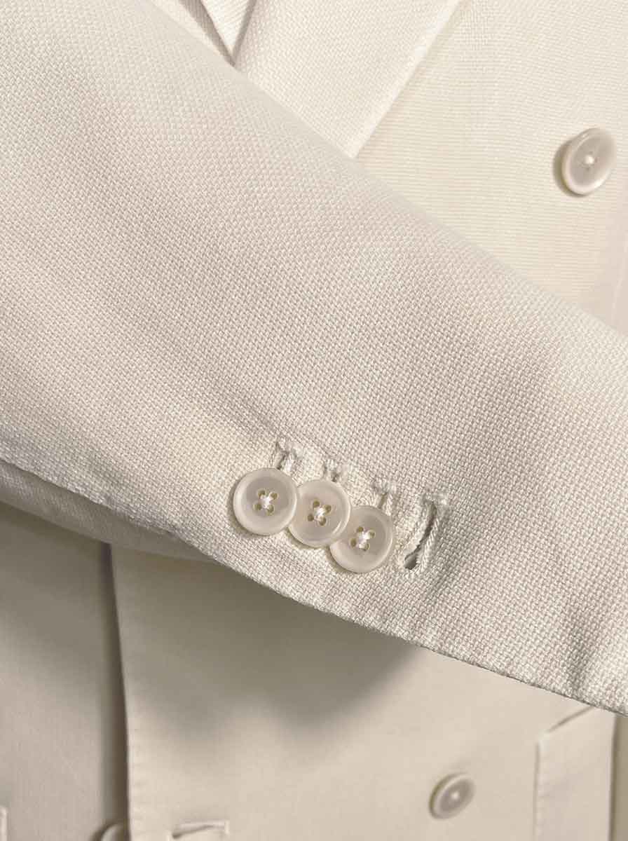 Luigi Bianchi Jacket/Blazer L.B.M - Textured Double Breasted Blazer