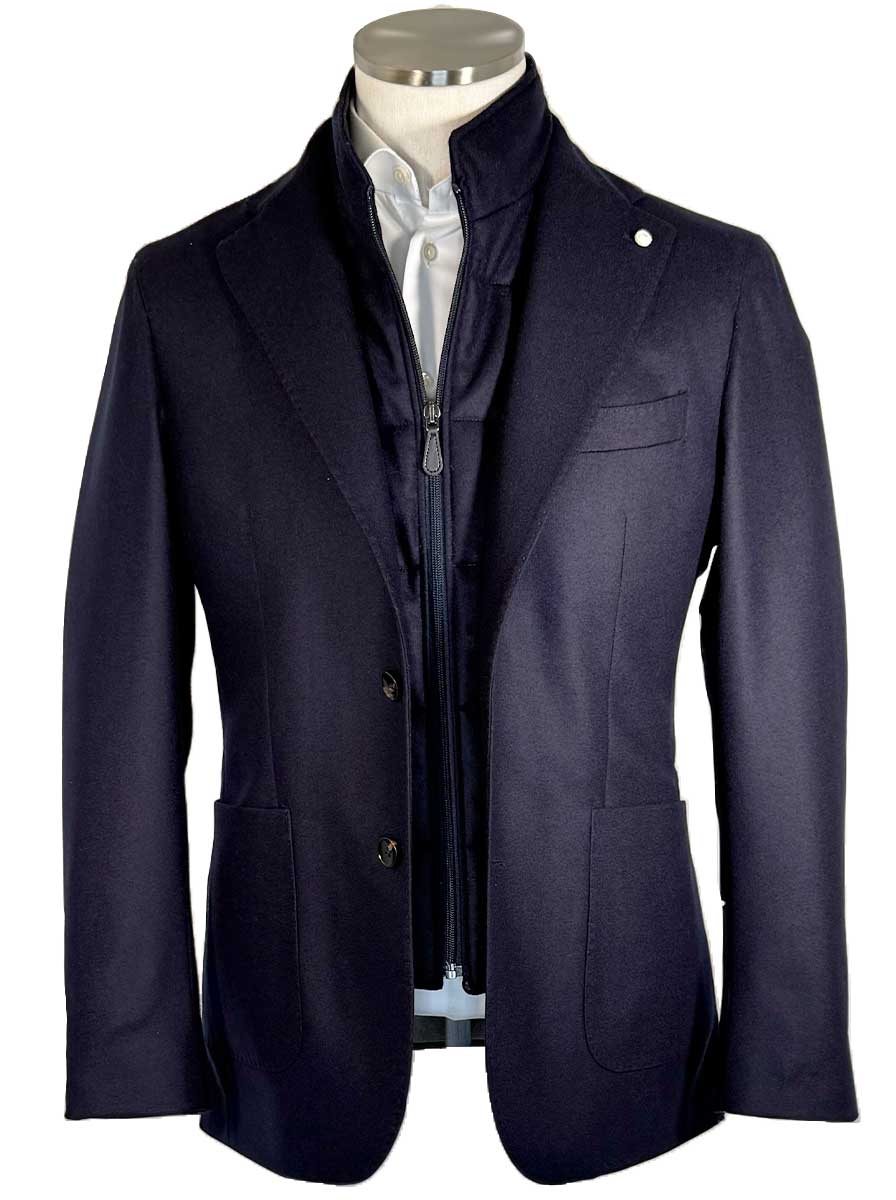 Luigi Bianchi Jacket/Blazer Luigi Bianchi - Flannel Travel Blazer