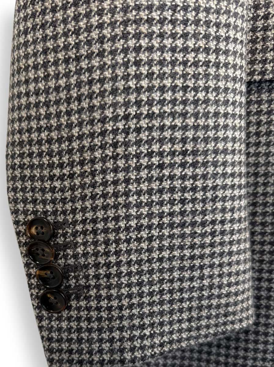 Luigi Bianchi Jacket/Blazer Luigi Bianchi - Puppy Tooth Travel Blazer