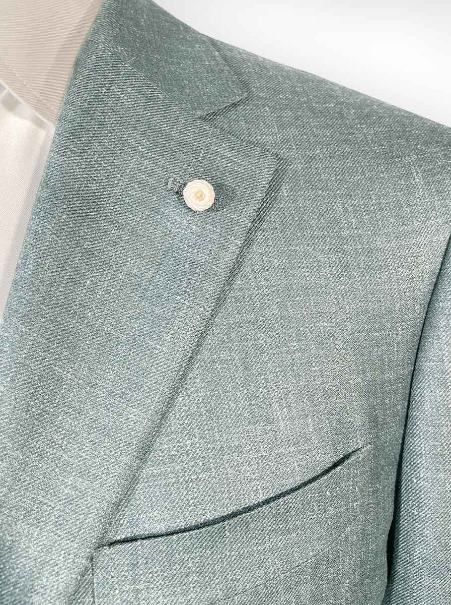 Luigi Bianchi Jacket/Blazer Luigi Bianchi - Wool, Silk & Linen Blazer